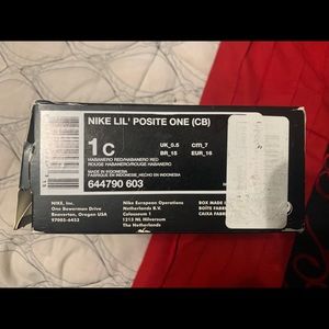 Baby Nike foam posits